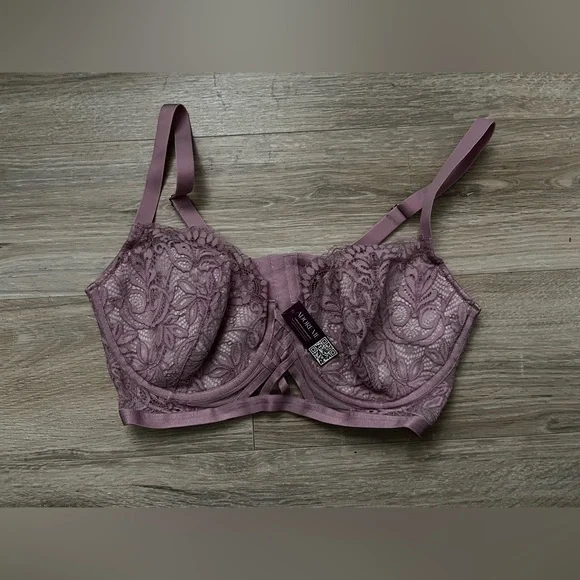 NWT Adore Me Women’s Diara Contour Mauve Mist Bra - Size 38DD - Picture 1 of 8